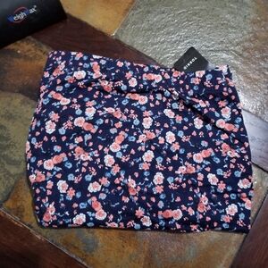 Torrid Navy Floral Full Length Leggings 5